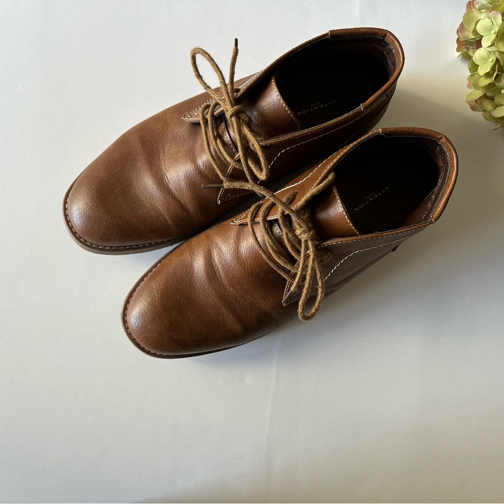 ATTENTION MEN’S CASUAL BROWN BOOTS